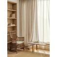 thumbnail image 6 of Factory Supply Natural Linen Japanese Koreanstyle Curtain  LivingRoom Bedroom Transparent Finished Gauze Sheer Drape Home Window, 6 of 7