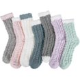 thumbnail image 1 of Black Friday 7 Pairs Womens Winter Fuzzy Socks Cozy Fluffy Socks Warm Fuzzy Christmas Socks compatible Women Gifts, 1 of 5