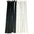 thumbnail image 2 of Nylon Zippers Bulk for Sewing Crafts, black and white Invisible Zippers for Sewing DIY, s, 2 of 8