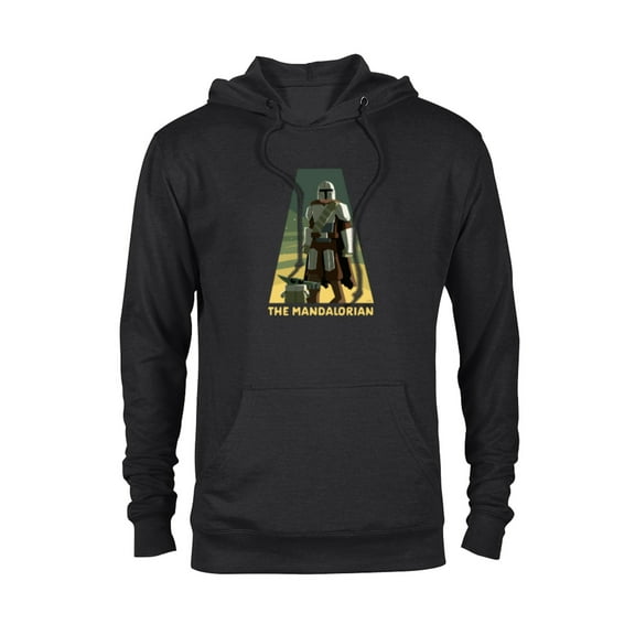 Star Wars The Mandalorian Season 3 Triangle Grogu Disney - Pullover Hoodie for Adults - Customized-Black