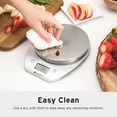 thumbnail image 3 of Etekcity Kitchen Scale, Digital Food Scale, with Removable Bowl, Silver, EK5150, 3 of 7