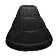 thumbnail image 2 of Enagua de 3 aros Slip Girls Hoops Pannier Enagua Falda Bullicio Enagua Jaula Falda de aro Enagua para vestido Fiesta de graduación , 45CM, 2 of 8