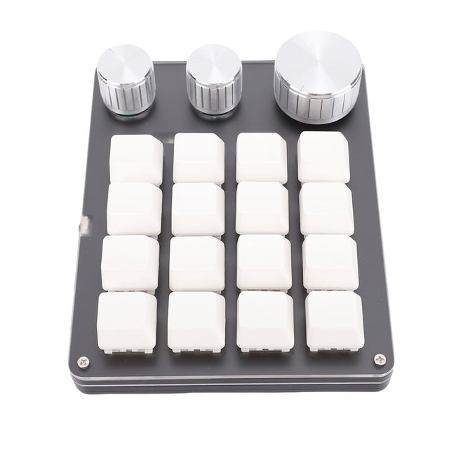 Custom Keypad Macro Pad Programmable 16 Key Wired Small Mechanical Gaming Keyboard for Copying Pasting PS Graphics