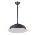 thumbnail image 2 of Craftmade Landmark Outdoor 11” Pendant 1 Light, Midnight, Damp Rated, ZA5511-MN, 2 of 11