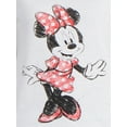 thumbnail image 4 of Disney Women's Minnie Mouse Sketch Graphic Tee with Short Sleeves, Sizes S-XXL, 4 of 5