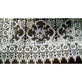 thumbnail image 5 of Doily Boutique Tablecloth or Table Topper Square with Antique White Flowers on Sheer Fabric and Lace, Size 34 x 34 inches, 5 of 6