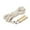 A-742, variant on Multi-person Jump Rope, White Linen Rope with Wooden Handles, 118 to 787 Inches, Team Building Activity for Group Play,Vsgery
