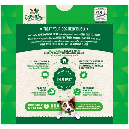 Greenies Original Flavor Teenie Natural Dental Care Treats For Dogs, 36 Oz Box - Image 5