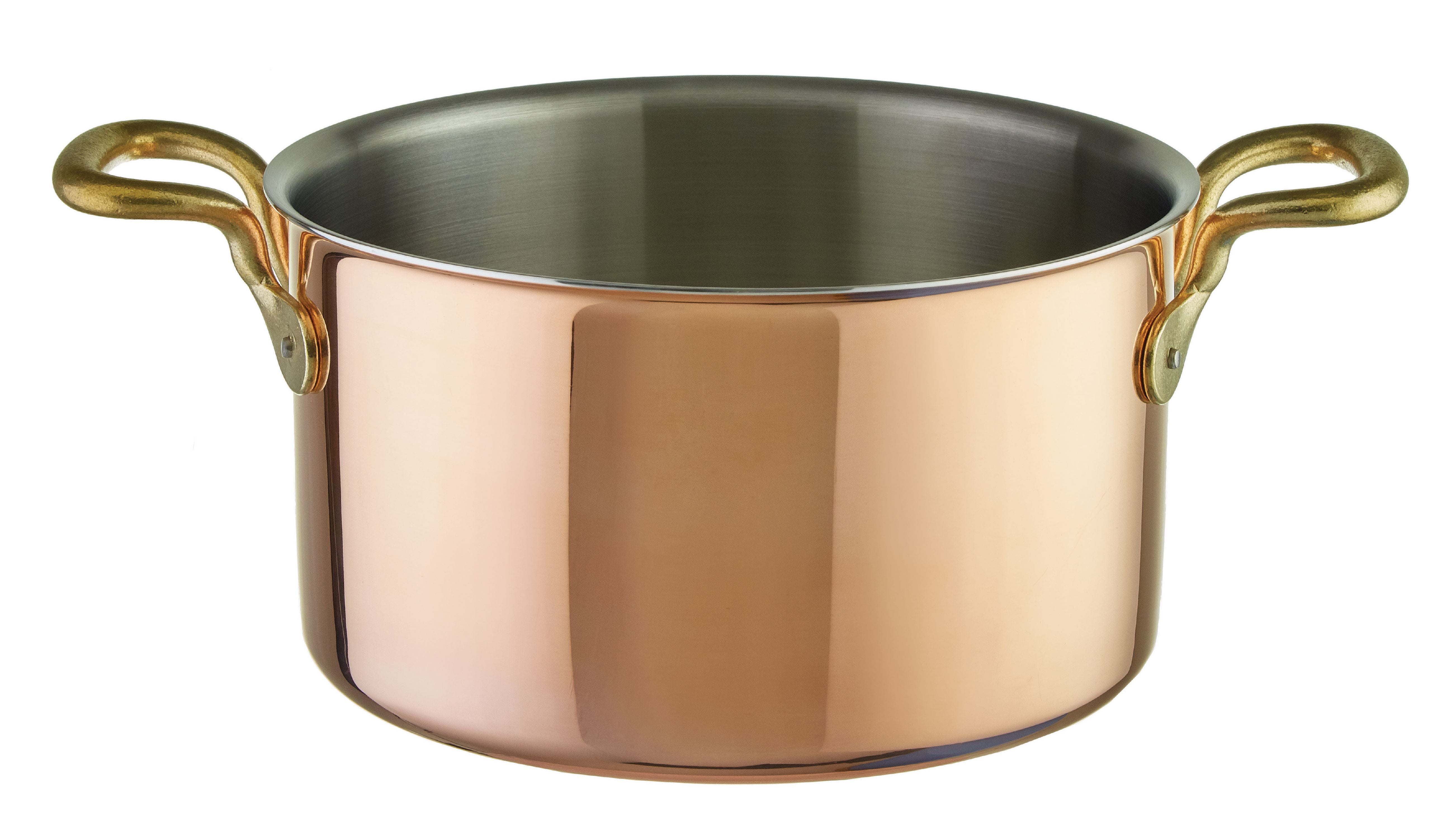 Paderno World Cuisine Copper Sauce Pot, 6 5/8QT
