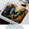 thumbnail image 6 of PhooArto Comfortable Mouse Pad Vintage Art Butterfly Desktop Mousepad , 21 x 25 cm Mouse Mat, Non-Slip Rubber Base, Improves Speed and Precision, 6 of 7