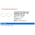 thumbnail image 2 of Crankshaft Thrust Washer Set - Compatible with 1986 - 1991 Volkswagen Vanagon 1987 1988 1989 1990, 2 of 2