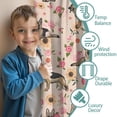 thumbnail image 3 of Blackout Kids Curtains,German Shepherd Dog and Flower Childrens Insulated Curtains Set Of 2,Bedroom Essentials,Toddler Room Decor 42x54in(106x137cm), 3 of 4