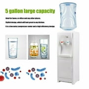 Brand New 5 Gallon Freestanding Top Loading Hot/Cold Water Cooler Dispenser w/Child Lock white