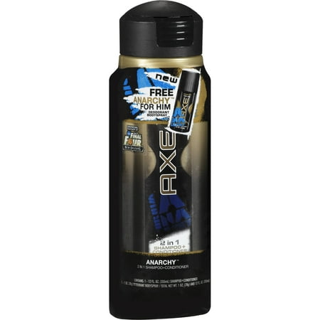 Axe Anarchy 12oz Shampoo W/bonus Body Sp