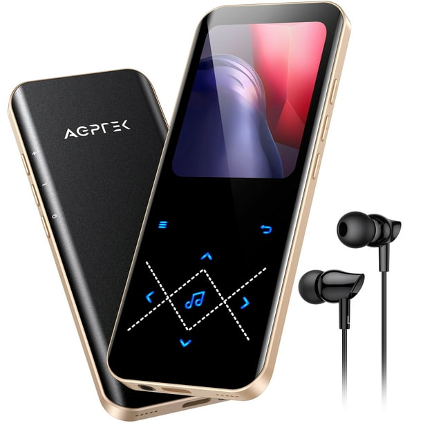 32GB MP3 Player with Bluetooth 5.3, AGPTEK A09X HiFi Sound Music Player