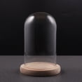 thumbnail image 3 of SHISUYAN 1 Set Glass Display Dome Dustproof For DIY Craft 6.3X6.3X4.3in, 3 of 8
