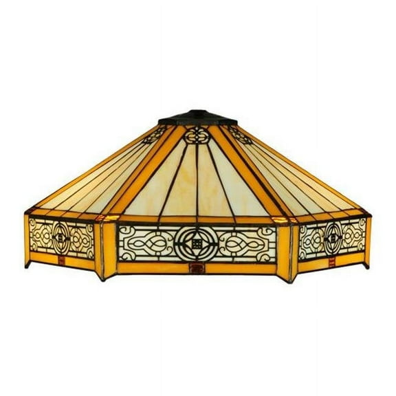 Meyda 141892 18 in. Wide Peaches Shade