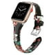 thumbnail image 1 of Compatible con pulsera Iwatch, correa de repuesto de cuero delgada (42 mm-44 mm), 1 of 5