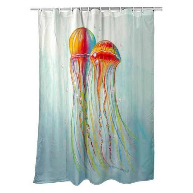 Betsy Drake SH1095 Rideau de Douche à Méduses Coloré