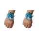 thumbnail image 1 of Ramillete de muñeca Naiovety con rosa ligera N14azul pavo real 2Conjunto, 1 of 6