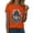 Orange, variant on enyan Funny Halloween Women'sGraphic T Shirts Crew Neck Shirt Funny Family Party Celebration Short Sleeve Tee Pumpkin Graphic Cute Ghost Tops Wine,M