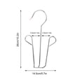 thumbnail image 3 of Fiudx Zapatero de Acero Inoxidable, Duradero, para Exteriores, con Soporte para Colgar Que Ahorra Espacio, Organizador de Zapatos Eficiente, Ideal para Dormitorios y Balcones, Solución de Secado Mult, 3 of 6