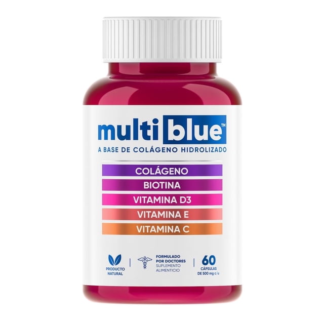 Vitaminas MultiBlue Cápsulas Multivitamínicas para el Sistema Inmune