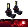 thumbnail image 1 of LAICAIW 2x HB3 H10 9005 9145 LED Fog Light Bulb Advanced 3030 SMD Bright Colorful Daytime Running DRL Lamp, Red, 1 of 7