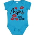 thumbnail image 3 of Inktastic Mimi Was Here Red Kisses Boys or Girls Baby Bodysuit, 3 of 5