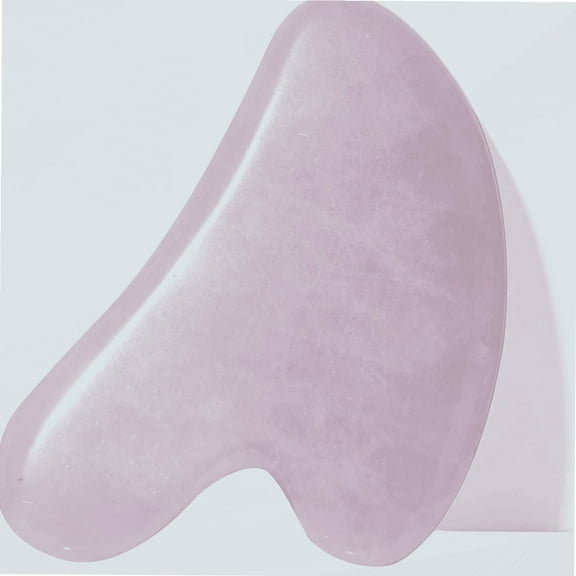 Guasha Scraping Massage Tool ： Rose Quartz Gua Sha Board - Traditional Scraper Tool for Anti-Aging - 100% Natural Pink Quartz Stone Guasha - Gasha Massage Stones by Sandine
