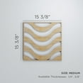 thumbnail image 3 of Ekena Millwork 15 3/8"W x 15 3/8"H x 1/4"T Medium Parker Decorative Fretwork Wood Wall Panels, Alder, 3 of 18