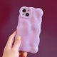 thumbnail image 1 of Case For Iphone 15, Cute Solid Color Curly Wave Shape Shockproof Tpu Bumper Phone Case, 1 of 4