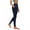 Dark Blue high waisted leggings with pockets a1, variant on Cagogo Women's High Waisted Leggings with Pockets Slim Fit Casual Workout Activewear Ankle Pants Solid Streetwear Lounge Yoga Gym Trousers, Khaki 2XL