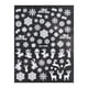 thumbnail image 2 of onlyliua para Interior/Exterior Pegatinas de Transferencias de Láminas de Uñas En Copos de Nieve Luminosos de Navidad En 3D, Pegatinas de Nieve Blanca para de Diseño de Uñas Diy, 2 of 2