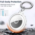 thumbnail image 5 of ShenMo 4 Pieces Watch Case Compatible with Apple Airtag Keychain (White), 4 Pieces Waterproof Airtag Holder with Keychain, Silicone TPU Airtag Case, Lightweight, Suitable for Dog Collars Full Body Protection,, 5 of 5