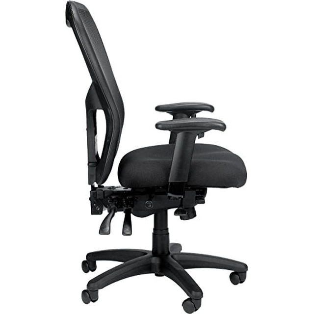 Eurotech Seating Apollo High Back Chair with Seat Slider, Black
