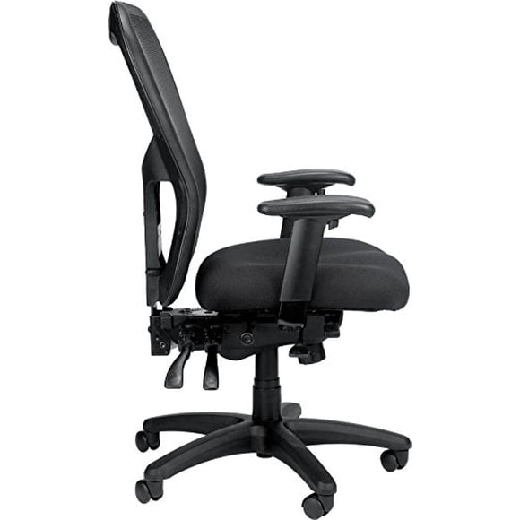 Eurotech Seating Apollo High Back Chair with Seat Slider, Black
