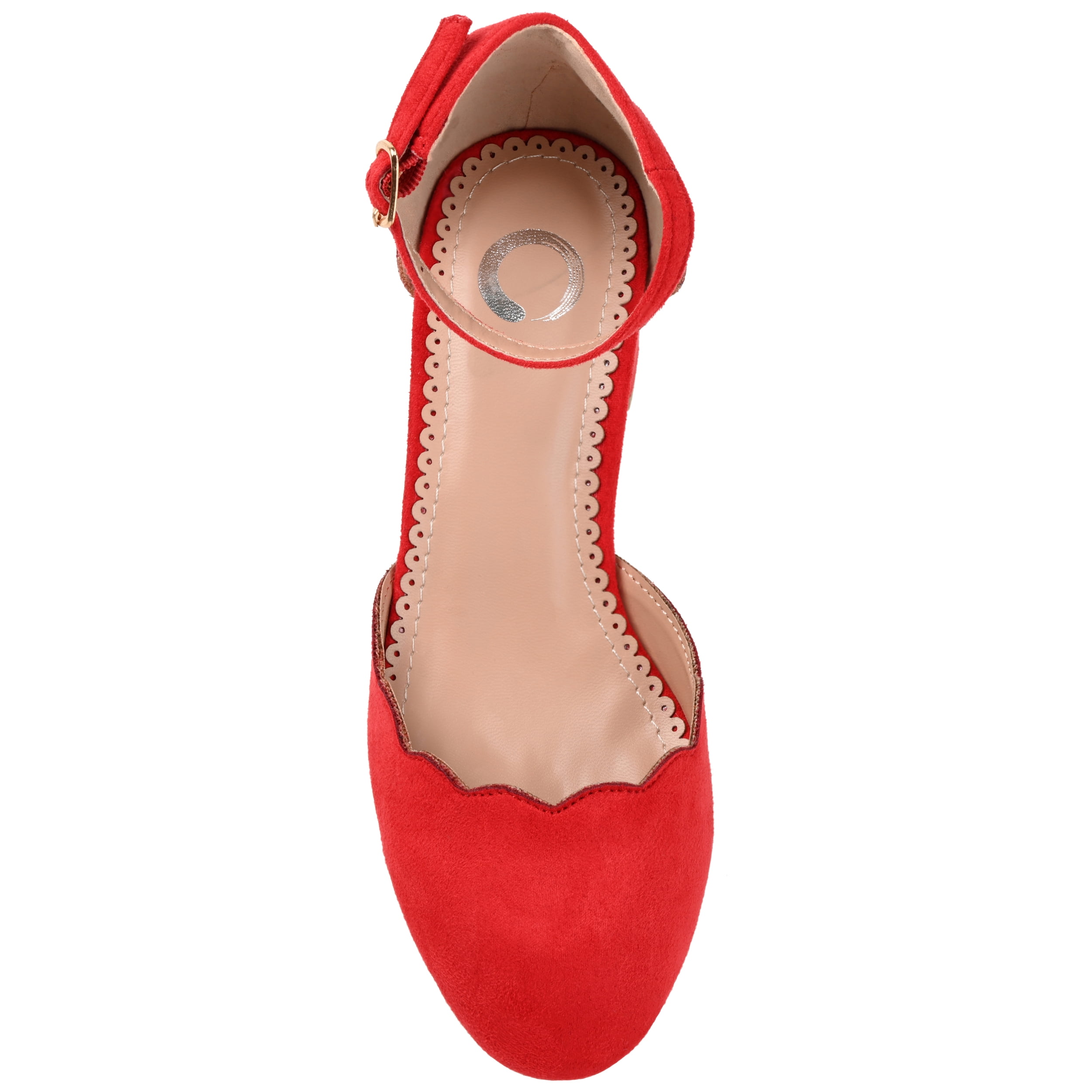 Journee Womens Edna Round Toe Low Block Heel Pumps, Widths Available