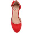 thumbnail image 5 of Journee Womens Edna Round Toe Low Block Heel Pumps, Widths Available, 5 of 10
