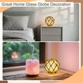thumbnail image 2 of Kabuer Coastal Cracked Glass Ball Night Light 6" Nautical Decor, 2 of 6