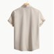 thumbnail image 5 of pstuiky Mangas cortas para hombre, Camisa informal de manga corta con botones y estampado playero para hombre camisas casuales para hombre m, 5 of 8