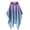 Sky Blue-cape cloak, variant on YanHoo Women's Hooded Cloak Gradient Color Cape Holiday Outwear Halloween Costumes Womens Witch Costume