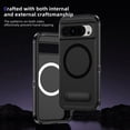 thumbnail image 4 of Decase Magnetic Case for Google Pixel 8 Pro,Heavy Duty Rugged Kickstand Mag-Safe Cover for Women Men,Dual-Layer Protection Military Grade Protective Phone Case for Google Pixel 8 Pro,Black, 4 of 7