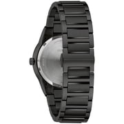 Bulova Mens Millennia Black IP Stainless Steel Watch - 98A313