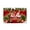 A, variant on D Holiday Floor Mat With Absorbent Features For Kitchen And Bathroom Polyester Material Red Design For Christmas Ambiance And Long-Lasting Use