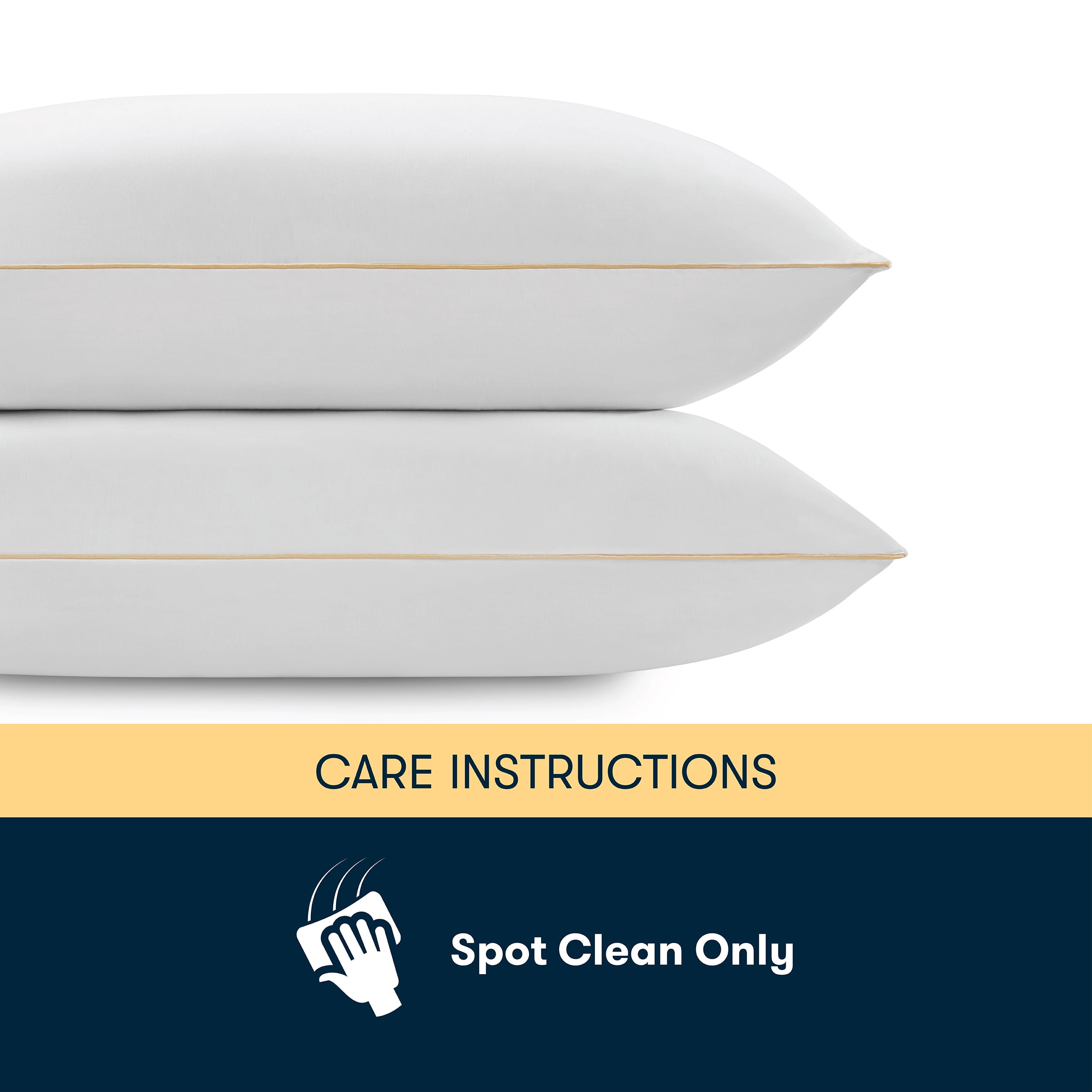 Sertapedic Bounce Back Standard/Queen Bed Pillow, Hypoallergenic Fill