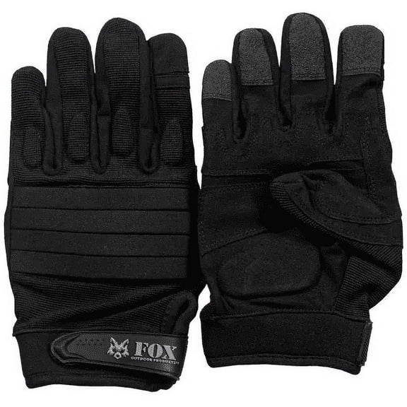 Flex-Knuckle Raid Gloves V2 - Black Medium Black Medium
