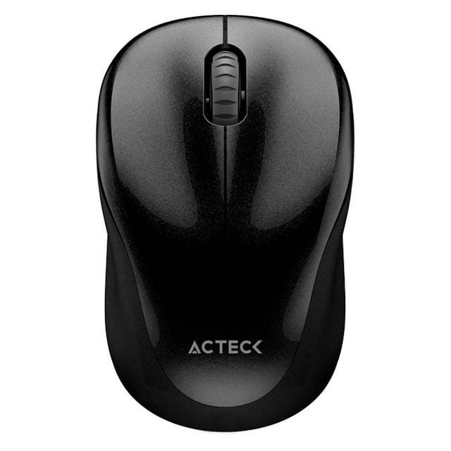 Mouse ACTECK OPTIMIZE TRIP MI480 1600dpi 2 botones Inalambrico USB 2.4 Ghz Negro AC-934169 Acteck AC-934169