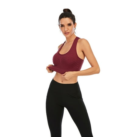 

Tinglu Women Sports Bra with Padded Seamless Bras Workout Bras
