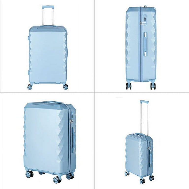 Hikolayae Rachel Collection Hardside Spinner Luggage Sets in Light